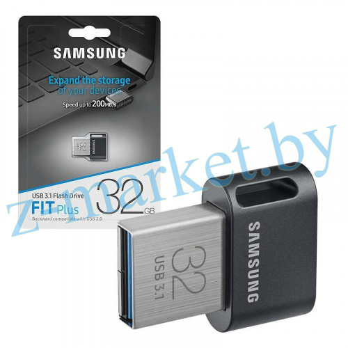 Флэш накопитель Samsung 32GB USB 3.1 FIT Plus в Гомеле, Минске, Могилеве, Витебске.