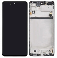Модуль для Samsung M515, M515F (M51), OLED (дисплей с тачскрином в раме), черный от интернет магазина z-market.by