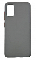 Чехол для Samsung A41, A415 Button непрозрачный матовый, черный от интернет магазина z-market.by