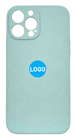 Чехол для iPhone 13 Pro Max Silicon Case цвет 21 (голубой) с закрытой камерой и низом от интернет магазина z-market.by