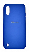 Чехол для Samsung M01, M015, A01, A015F Silicon Case синий от интернет магазина z-market.by