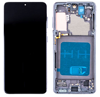 Модуль для Samsung G991B (S21), OLED Full Size, (дисплей с тачскрином в раме), серый от интернет магазина z-market.by