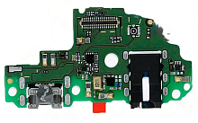 Шлейф для Huawei P Smart (FIG-LX1) плата на системный разъем/разъем гарнитуры/микрофон. от интернет магазина z-market.by