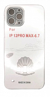 Чехол для iPhone 12 Pro Max силиконовый прозрачный с закрыми камерой и разъемом от интернет магазина z-market.by