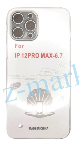 Чехол для iPhone 12 Pro Max силиконовый прозрачный с закрыми камерой и разъемом в Гомеле, Минске, Могилеве, Витебске.