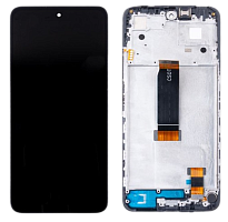 Модуль для Xiaomi Redmi Redmi 12 4G (23053RN02Y) OR, (дисплей с тачскрином в раме), черный от интернет магазина z-market.by