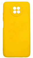 Чехол для Xiaomi Redmi Note 9T силиконовый желтый, TPU Matte case с закрытой камерой от интернет магазина z-market.by
