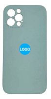 Чехол для iPhone 12 Pro Silicon Case цвет 21 (голубой) с закрытой камерой и низом от интернет магазина z-market.by
