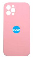 Чехол для iPhone 12 Pro Silicon Case цвет 36 (розовый) с закрытой камерой и низом от интернет магазина z-market.by