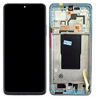Модуль для Xiaomi 12T, 12T Pro (22071212AG/MZB0CE5RU) - Сервисный (дисплей в раме), голубой от интернет магазина z-market.by
