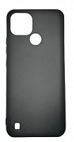 Чехол для Realme C21 силиконовый черный, TPU Matte case  от интернет магазина z-market.by