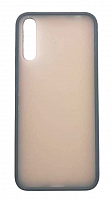 Чехол для Huawei Y8P матовый с цветной рамкой, черный от интернет магазина z-market.by