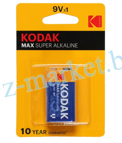 Элементы питания Kodak Max "Крона" 6LR61-1BL в Гомеле, Минске, Могилеве, Витебске.
