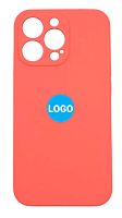 Чехол для iPhone 13 Pro Silicon Case цвет 74 (коралловый) с закрытой камерой и низом от интернет магазина z-market.by