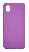 Чехол для Samsung A01 Core, A013F, M01 Core, M013F силиконовый фиолетовый, TPU Matte case  от интернет магазина z-market.by