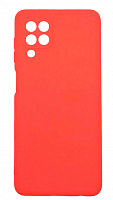 Чехол для Samsung A22, A225, M32, M325, F22, силиконовый красный, TPU Matte case, с закрыной камерой от интернет магазина z-market.by
