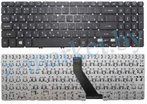 Клавиатура Acer V5-571 без рамки черная в Гомеле, Минске, Могилеве, Витебске.