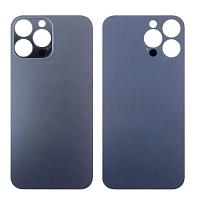 Задняя крышка для iPhone 13 Pro Max Серый (стекло, широкий вырез под камеру, логотип). от интернет магазина z-market.by