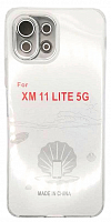 Чехол для Xiaomi Mi 11 Lite силиконовый прозрачный с закрыми камерой и разъемом от интернет магазина z-market.by