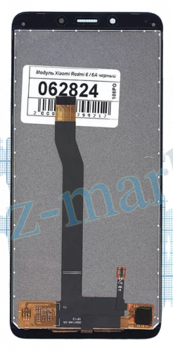 Модуль для Xiaomi Redmi 6, 6A (M1804C3DH), (дисплей с тачскрином), черный в Гомеле, Минске, Могилеве, Витебске. фото 2