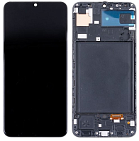Модуль для Samsung A505, A505F (A50), In-Cell (дисплей с тачскрином в раме), черный от интернет магазина z-market.by