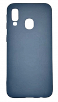 Чехол для Samsung A40, A405F силиконовый синий, TPU Matte case  от интернет магазина z-market.by