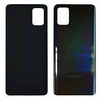 Задняя крышка для Samsung Galaxy A51 (A515F) Черный - Премиум. от интернет магазина z-market.by