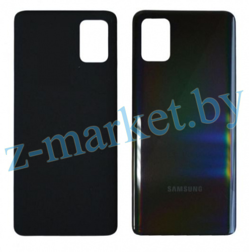 Задняя крышка для Samsung Galaxy A51 (A515F) Черный - Премиум. в Гомеле, Минске, Могилеве, Витебске.