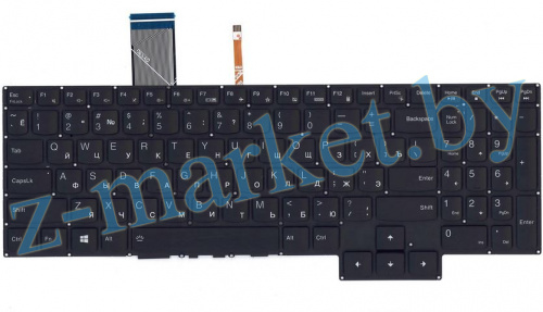Клавиатура Lenovo IdeaPad Gaming 3-15ARH05 черная с белой подсветкой в Гомеле, Минске, Могилеве, Витебске.