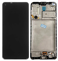 Модуль для Samsung A217, A217F (A21S) оригинал (SP), (дисплей с тачскрином в раме), черный от интернет магазина z-market.by