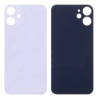 Задняя крышка для iPhone 12 mini (широкий вырез под камеру, логотип) фиолетовая от интернет магазина z-market.by