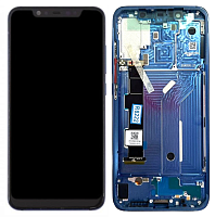 Модуль для Xiaomi Mi 8 (M1803E1A0) - Сервисный, (дисплей с тачскрином в раме), голубой от интернет магазина z-market.by