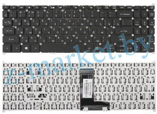 Клавиатура Acer Aspire 3 A315-54G, A315-55, A315-23, Extensa EX215-21 черная в Гомеле, Минске, Могилеве, Витебске.