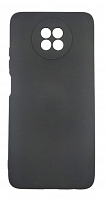 Чехол для Xiaomi Redmi Note 9T силиконовый черный, TPU Matte case с закрытой камерой от интернет магазина z-market.by