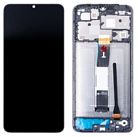 Модуль для Xiaomi Redmi 12C, Poco C55 (22120RN86G) - OR. (дисплей с тачскрином в раме), черный от интернет магазина z-market.by