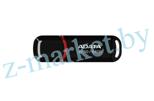 Флэш накопитель USB3.2 64Gb ADATA UV150 (AUV150-64G-RBK) USB 3.2 Type-A, черная с колпачком в Гомеле, Минске, Могилеве, Витебске.