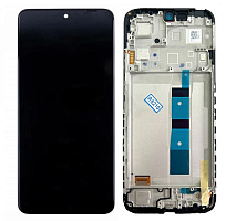Модуль для Xiaomi Redmi Note 12 - сервисный (дисплей с тачскрином в раме), черный от интернет магазина z-market.by