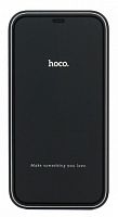 Защитное стекло для iPhone 12 Mini, HOCO Shatterproof, 0.33 мм, глянцевое, весь экран, чёрное от интернет магазина z-market.by