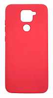 Чехол для Xiaomi Redmi Note 9, Redmi 10X 4G силиконовый красный, TPU Matte case от интернет магазина z-market.by