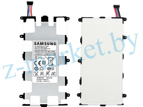 SP4960C3B аккумулятор для Samsung Galaxy Tab P3100, P3110, P6200, P6201, P6208, P6210 в Гомеле, Минске, Могилеве, Витебске.