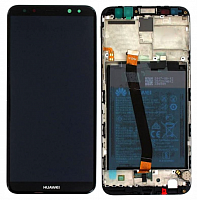 Модуль для Huawei Mate 10 lite, 100% оригинал (дисплей с тачскрином в раме + АКБ), черный от интернет магазина z-market.by