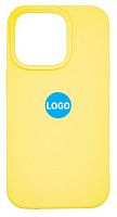 Чехол для iPhone 14 Pro Silicon Case цвет 40 (желтый) с закрытым низом от интернет магазина z-market.by