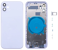 Корпус для iPhone 11 (One Sim) Фиолетовый - Премиум. от интернет магазина z-market.by