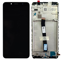 Модуль для Xiaomi Redmi 7A (M1903C3EE) - Сервисный (дисплей с тачскрином в раме), черный от интернет магазина z-market.by