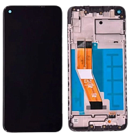 Модуль для Samsung A115F (A11), оригинал (SP), (дисплей с тачскрином в раме), черный от интернет магазина z-market.by