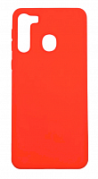 Чехол для Samsung A21, A215F, Silicon Case красный от интернет магазина z-market.by
