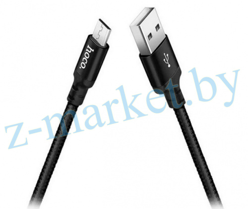 USB кабель HOCO X14 USB-microUSB, 2A, Times speed micro charging, 1м., черный в Гомеле, Минске, Могилеве, Витебске.