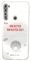 Чехол для Xiaomi Redmi Note 8 силиконовый,прозрачный с закрытой камерой и разъемом от интернет магазина z-market.by