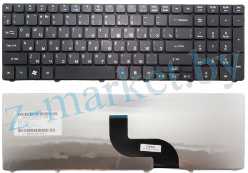 Клавиатура Acer 5738 5810T 5410T 5739 5542 5551 5553G 5745 стандартная черная. в Гомеле, Минске, Могилеве, Витебске.