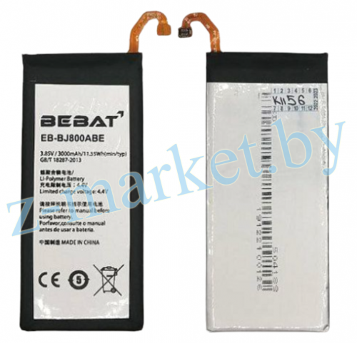 EB-BJ800ABE аккумулятор Bebat для Samsung A6 2018 (A600F), J6 2018 (J600) в Гомеле, Минске, Могилеве, Витебске.